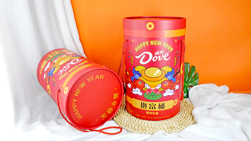 零食抱抱桶禮盒包裝